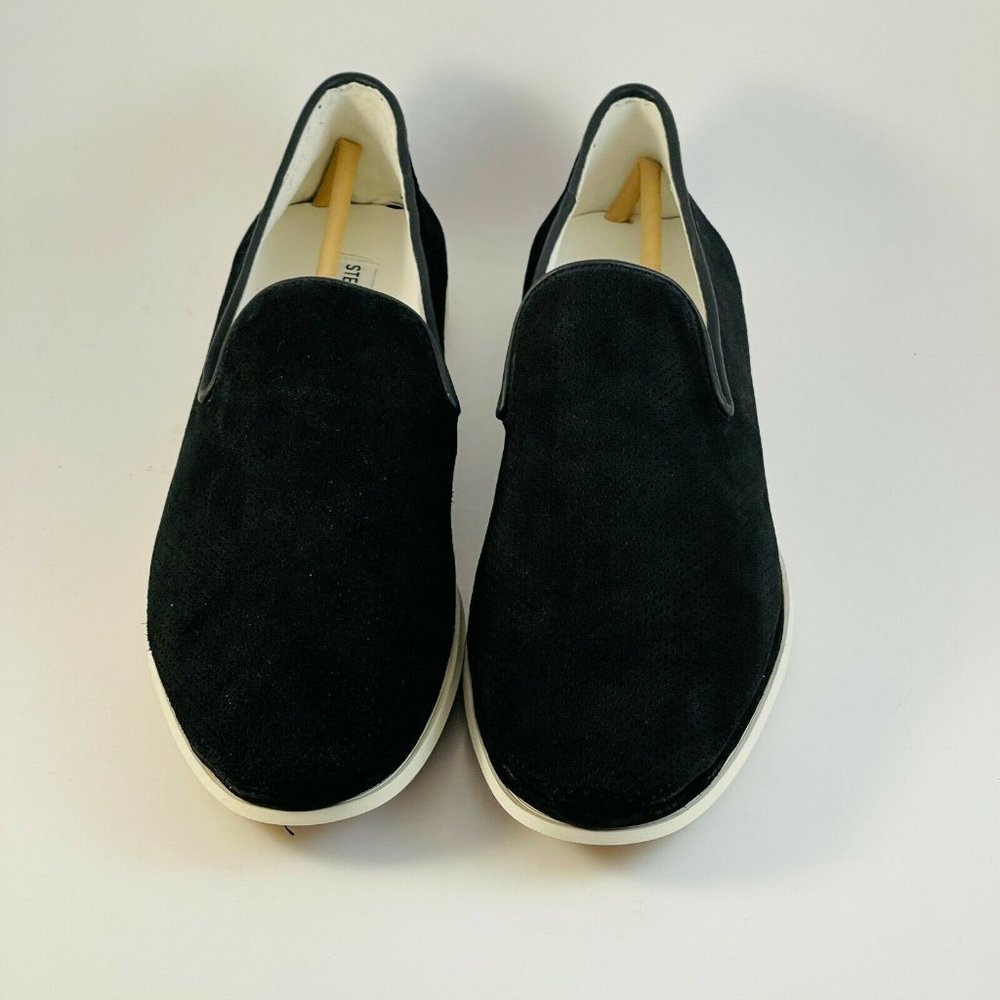Steve Madden Men's Arrowe Black Suede Loafer Shoes